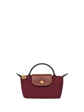RARE Longchamp Le Pliage Mini Bag in Burgundy